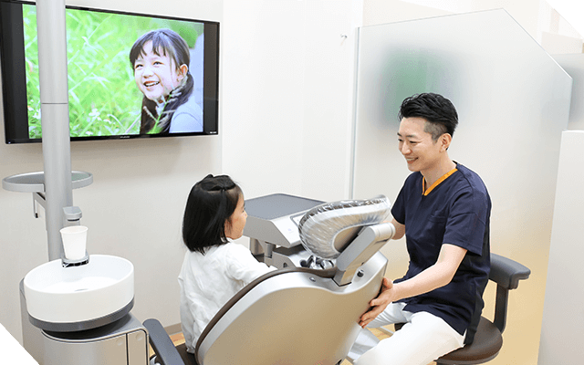 お子様の治療のための工夫